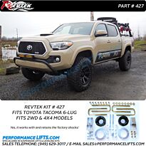 Revtek 2016+ Toyota Tacoma 3" Lift Kit - PreRunner & 4x4 # 427