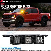 Rigid 2021+ Ford Raptor Triple Fog Light Kit # 46738