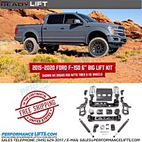 ReadyLIFT 2021+ Ford F150 4x4 6" Lift Kit