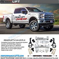 ReadyLift 2015+ Ford F150 7" Lift Kit - Silver Finish # 44-2575-S