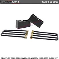 ReadyLift Silverado & Sierra 1500 3.0" Block & U-Bolt Kit # 66-3003