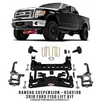 Rancho 2010+ Ford F150 4x4 4" Suspension Lift # RS6519B