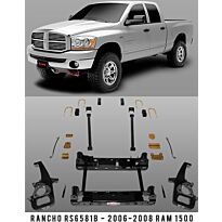 Rancho 2006-2008 Dodge Ram 1500 4" Lift Kit - 4x4 Only