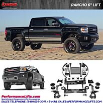 Rancho 2014 Silverado and GMC 1500 4" Lift Kit # RS66302B