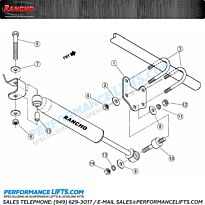 Rancho Ford Steering Stabilizer Kit # RS97488
