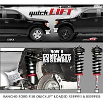 Rancho QuickLift LOADED Shocks for 2009+ Ford F150 4x4