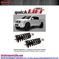 Rancho Nissan Titan QuickLIFT Loaded RS999937 / RS999921