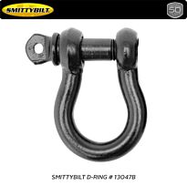 Smittybilt Black 3/4" D-Ring # 13047B
