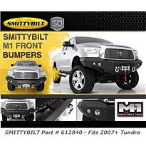 Smittybilt M1 Front Bumper 2007-2012 Toyota Tundra 612840