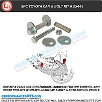 SPC Toyota Alignment Cam & Bolt Kit # 25445