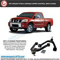 SPC 2004-2021 Nissan Titan & Armada Upper Control Arm Kit # 25560