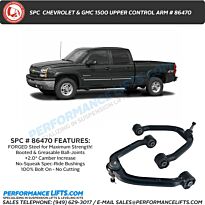 SPC 1999-2006 Chevrolet & GMC 1500 Upper Control Arm Kit # 86470