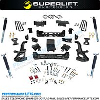 Superlift K255B Kit with Bilstein Shocks - Fits 2020+ Silverado & Sierra 2500HD / 3500 Single Rear Wheel Trucks