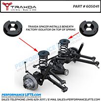 Traxda 2014-2016 Ram 2500 Rear 1.00" Lift Spacer # 605041
