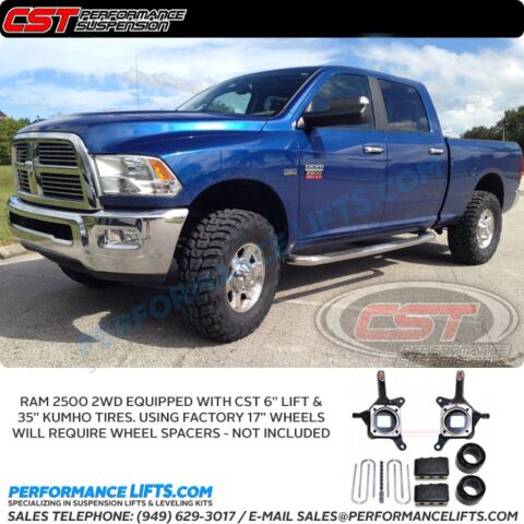 CST Ram 2500 2wd 5.5" to 6.0" Lift System