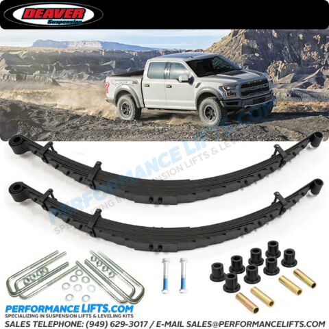 Deaver 2017+ Ford Raptor Rear Leaf Spring Kit # L84HD