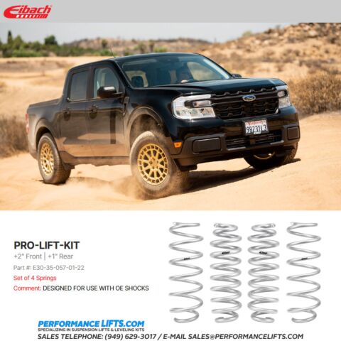 EIBACH 2022+ Ford Maverick 2.0L AWD EcoBoost PRO-LIFT-KIT # E30-35-057-01-22