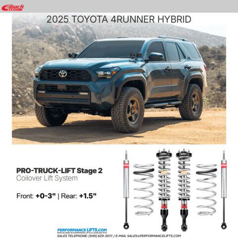 Eibach 2025+ Toyota 4Runner 4x4 Pro-Truck Stage 2 Kit # E86-82-109-01-22