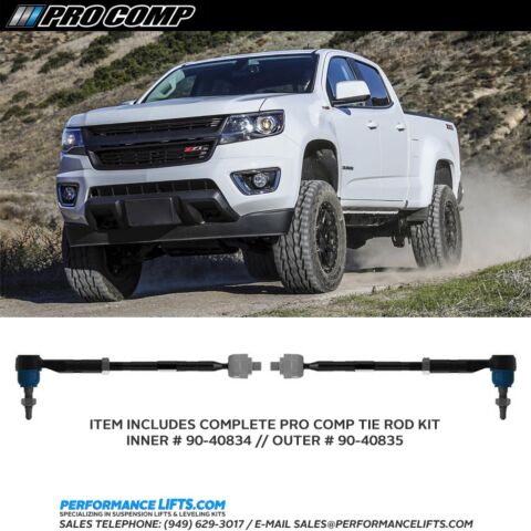 Pro Comp 2015 - 2020 Colorado & Canyon Tie Rod Kit # 90-40834-40835