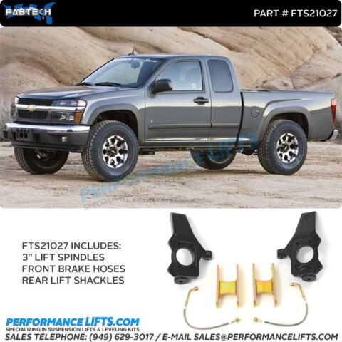 Fabtech Colorado & Canyon 3" Spindle Lift # FTS21027