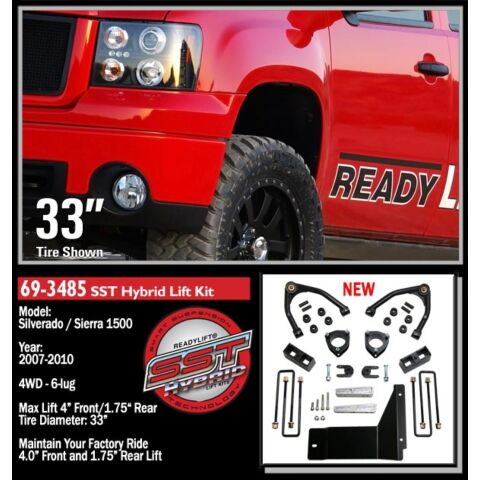 ReadyLIFT Silverado and Sierra 1500 4" Lift Kit