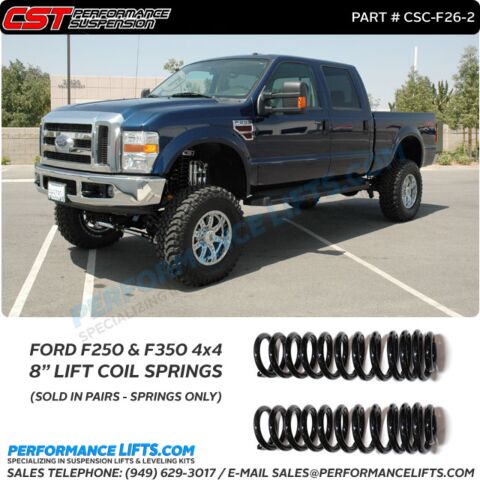 CST 2008+ Ford SuperDuty 8" Lift Coil Springs # CSC-F26-2