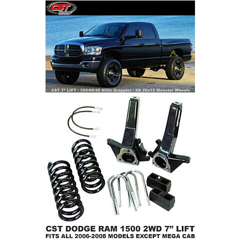 CST Dodge Ram 1500 2wd 7" Lift # CSK-D23-1-2