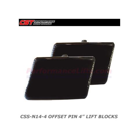 CST 4" Flat Off-Set Pin Lift Block # CSB-N14-4