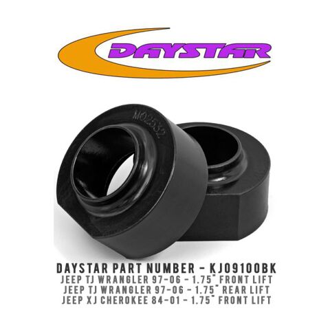 Daystar 1984-2001 Jeep Cherokee 1.75" Lift Coil Spring Spacers