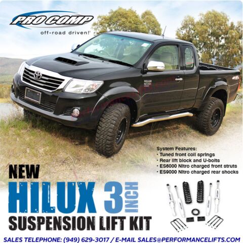 Explorer Pro Comp Toyota Hilux 3" Suspension Lift # K5083B