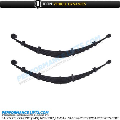 ICON 1999.5-2004 Ford SuperDuty 4" Lift Front Leaf Springs # 138507