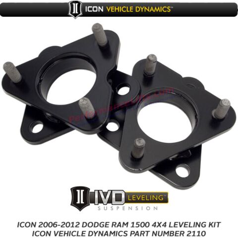 ICON 2006-2012 Dodge Ram 1500 4x4 2" Leveling Kit # 2110