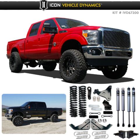 Icon 2008-2010 Ford SuperDuty F250 and F350 7" Lift # 67200
