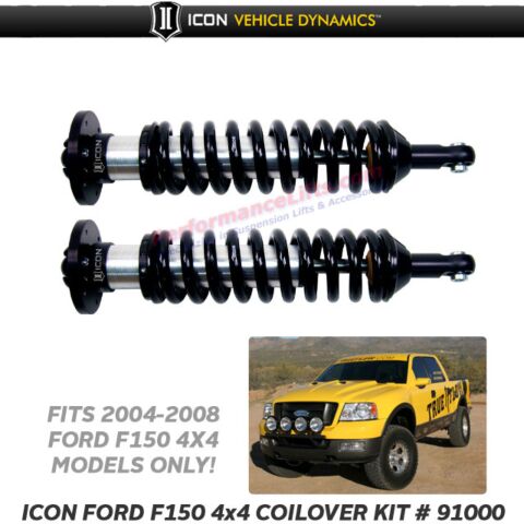 Ford 4wd F150 Equipped with Icon 91000 Coilovers
