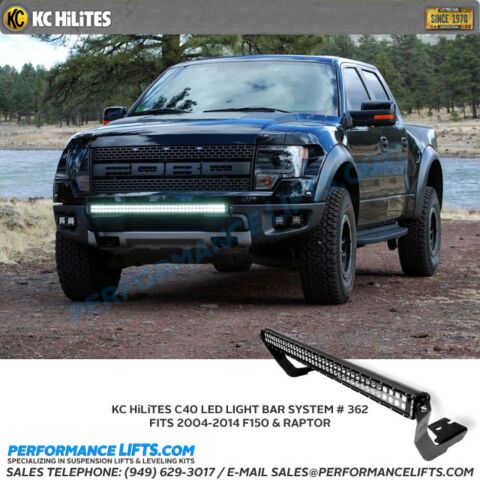 KC HiLiTES Ford F150 & Raptor 40" LED Light Bar Kit # 362