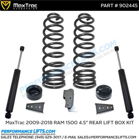 MaxTrac 2002-2018 Ram 1500 4.5" Rear Lift Kit # 902445
