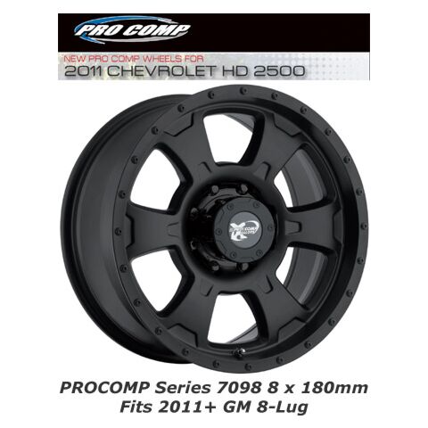 ProComp 7098 Series Wheel 20x9 - 8on180mm Pattern