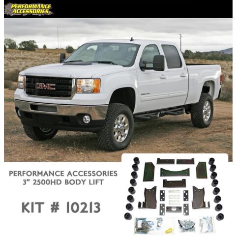 Performance Accessories 2500HD Body Lift Kit # 10213