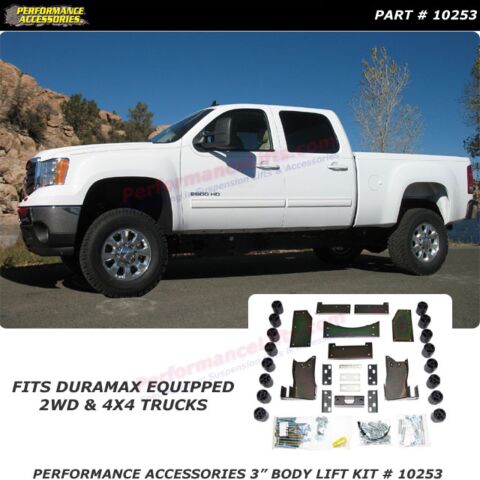 PA 2011-2014 2500HD & 3500 Diesel 3" Body Lift # 10253