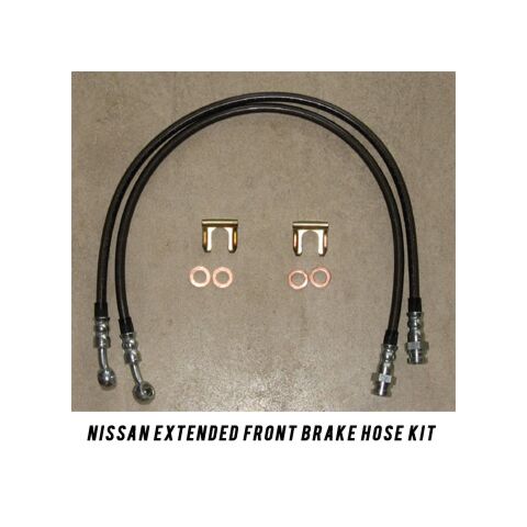 Nissan Extended Front Brake Hose - Titan / Frontier / Xterra / Pathfinder