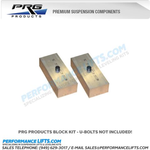 PRG Products 2" Lift Block Kit