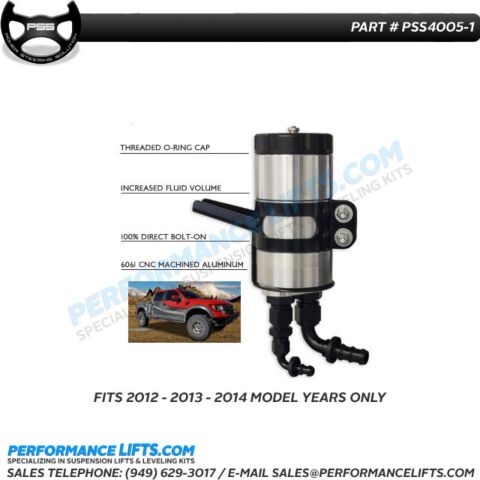 PSS 2012-2014 Ford Raptor Power Steering Reservoir Upgrade # PSS4005-1