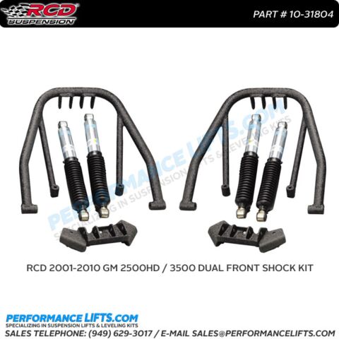 RCD 2001-2010 Silverado & Sierra 2500HD & 3500 Dual Shock Hoop Kit