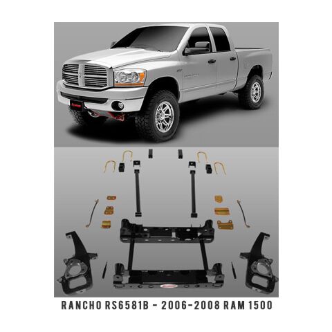 Rancho 2006-2008 Dodge Ram 1500 4" Lift Kit - 4x4 Only