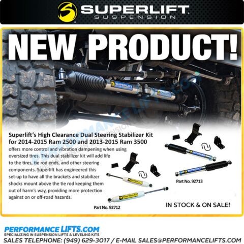 Superlift Steering Stabilizer Kit # 92712