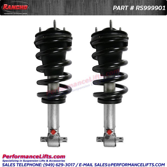 Rancho Suspension RS999901 QuickLift Loaded Shock - Fits 2007