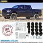 PA 2018 - 2012 Ram 1500 2" Body Lift Kit # PA60402