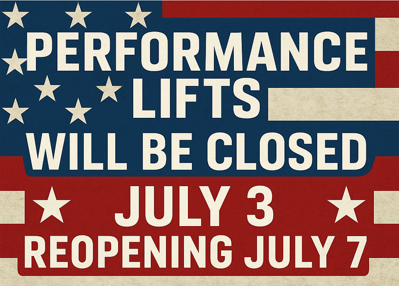 4th of July Holiday Closure Notice