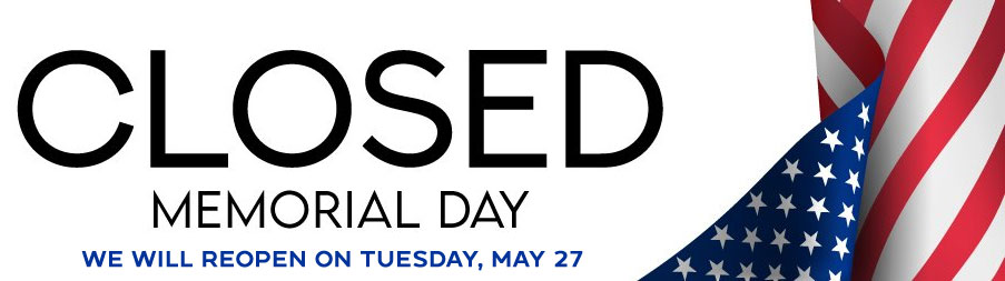 Closed Memorial Day